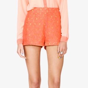 Forever 21 Lace High Waisted Shorts